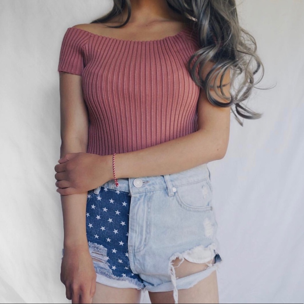 ❤️SOLD❤️ American flag shorts